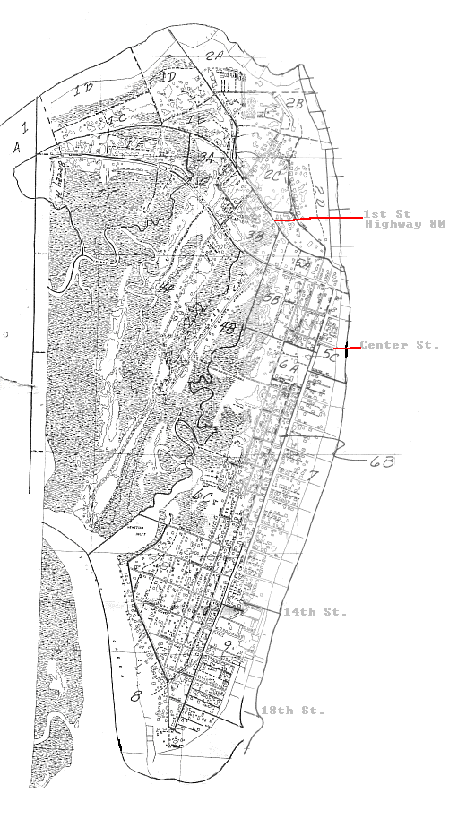 Map of Tybee Island