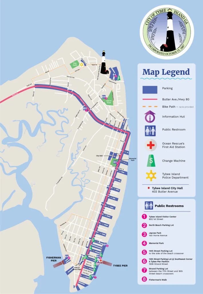 Parking on Tybee Island Tybee Island, Savannah's Beach