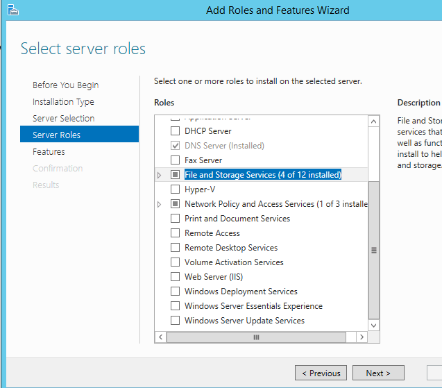 Install Windows Server Backup 2012R2