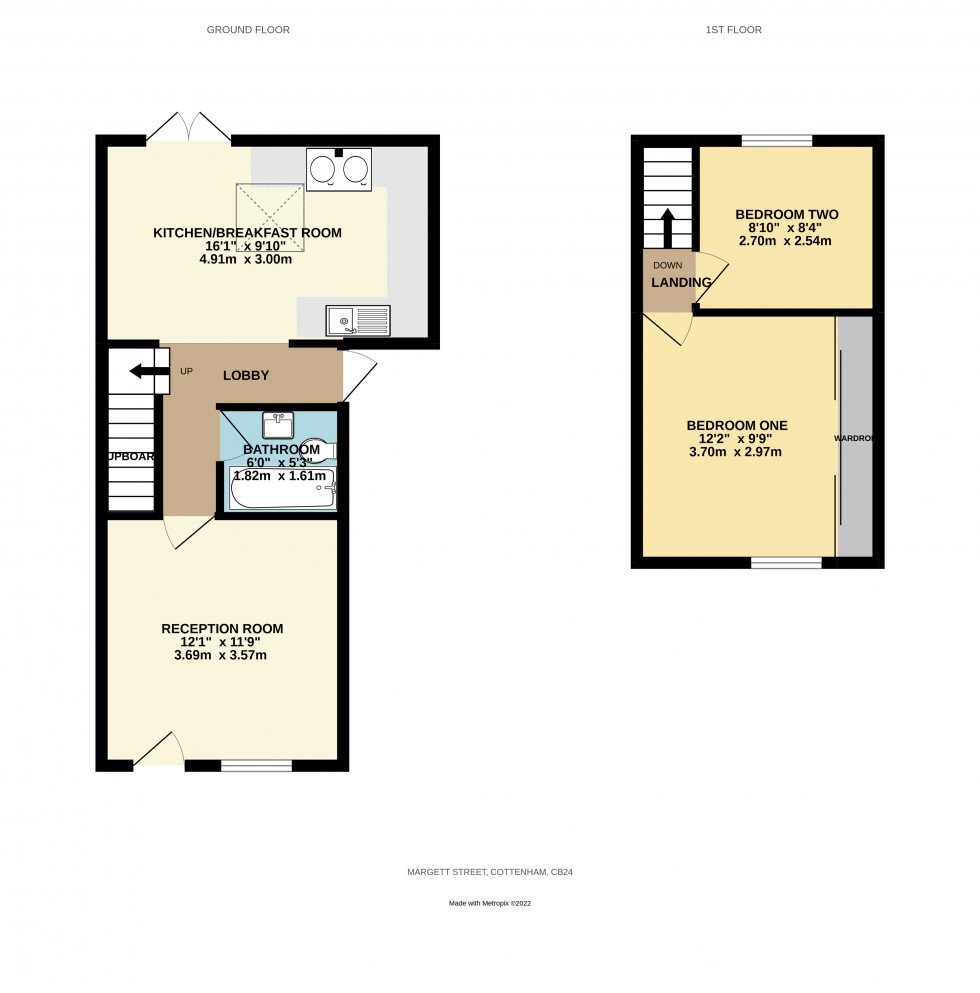 Margett Street, Cottenham, Cambridge, 2 bedroom, House