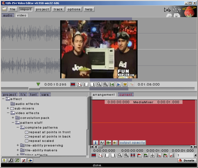 ZS4 Video Editor 0.958 progam do tworzenia i edycji filmików AVI, WMV