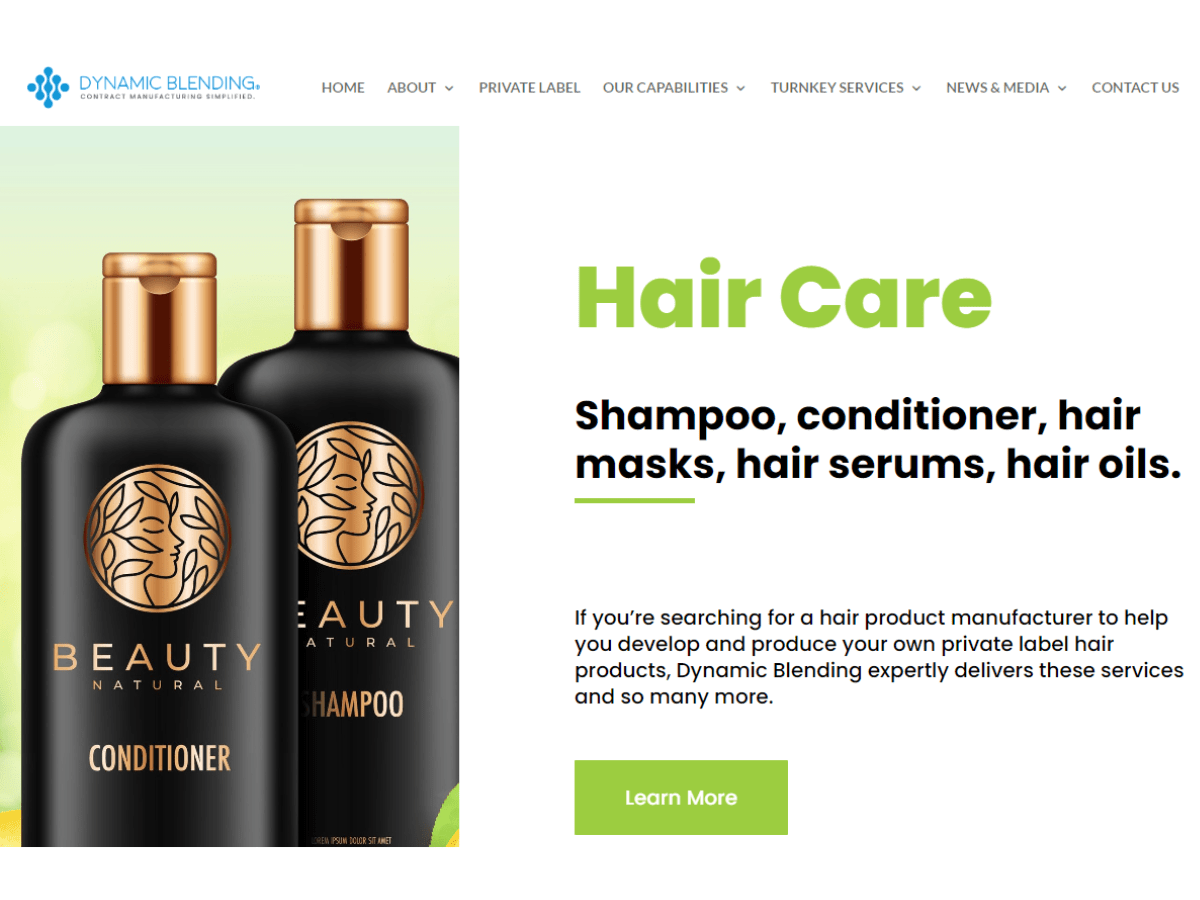 Top 10 Hair Care Manufacturers TY Cosmetic