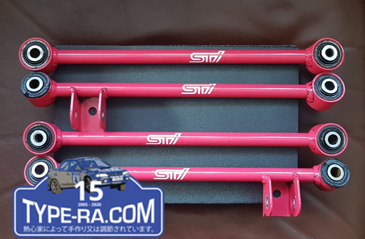 Genuine STi Option Pink lateral Arms Impreza WRX Owners Club