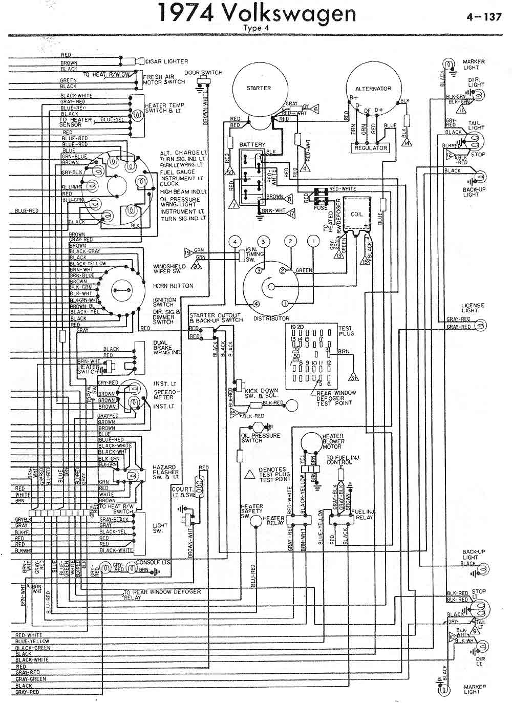 [DIAGRAM] Volkswagen Wiring Diagrams 74 Year - MYDIAGRAM.ONLINE