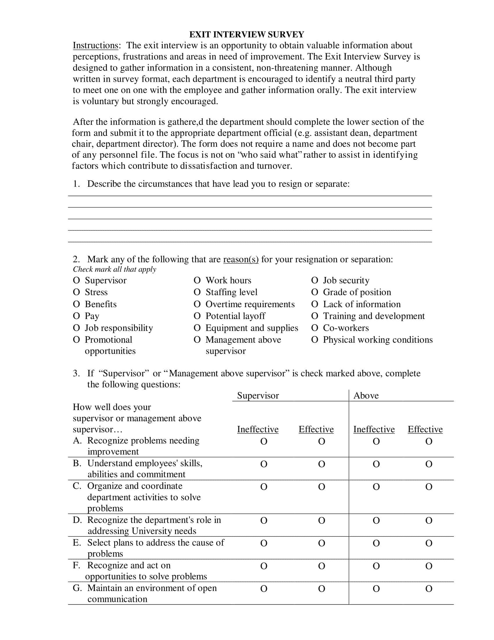Fever Exit Interviews 2025 Interview Questions Pdf Free Printable Exit Interview Templates [Word, PDF, Excel]