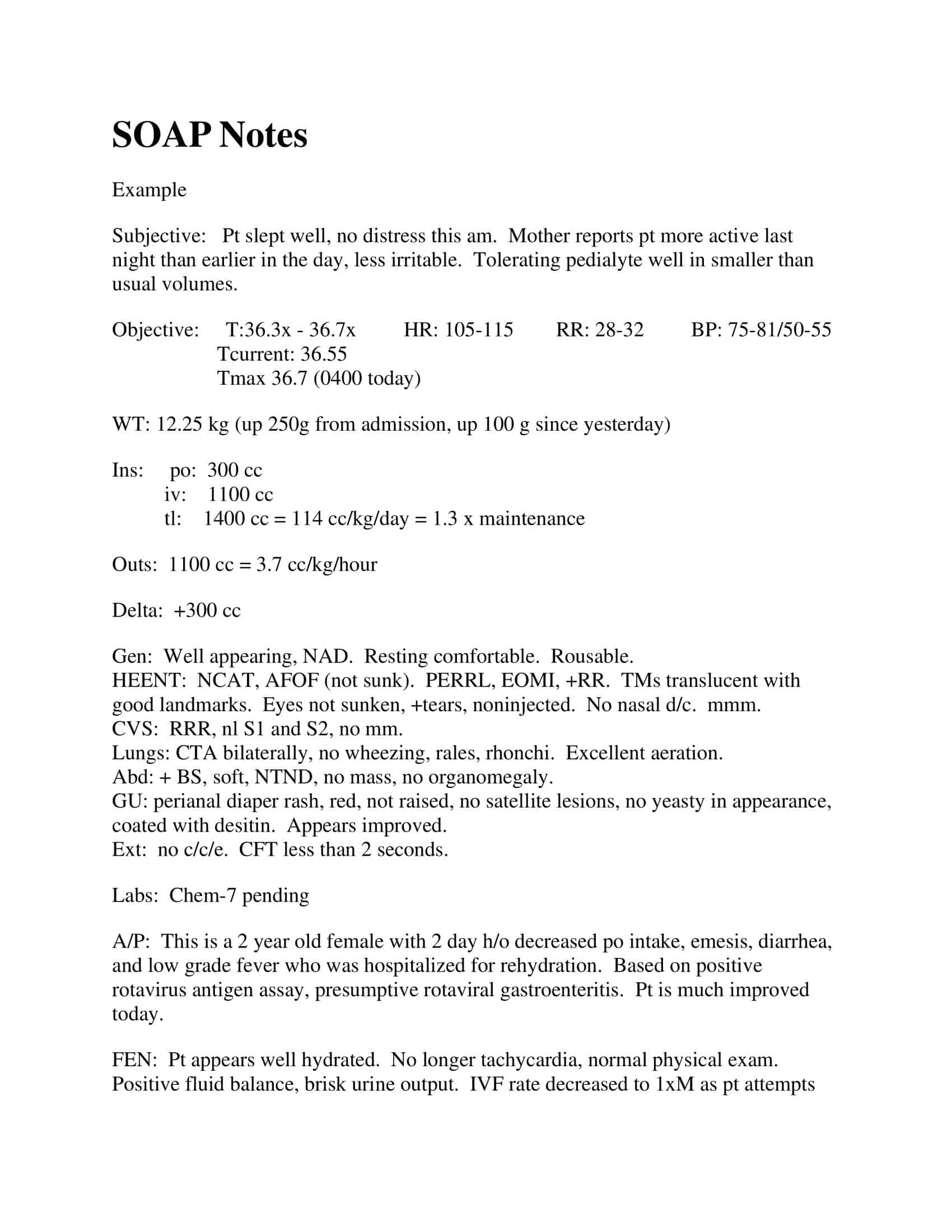 Free Printable SOAP Note Templates [PDF, Word]