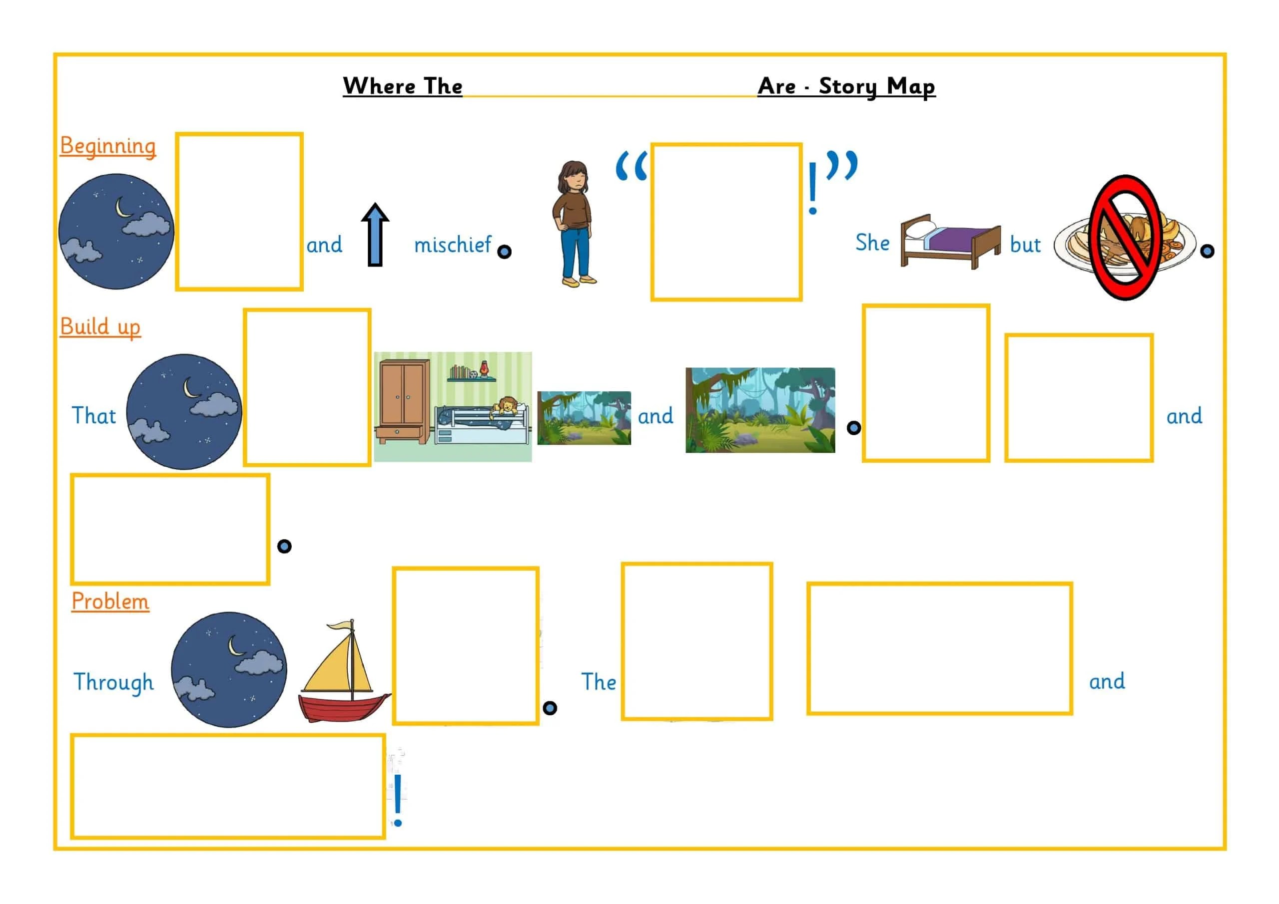 Free Printable Story Map Templates [Excel, PDF] 1st, 2nd, 5th Grade