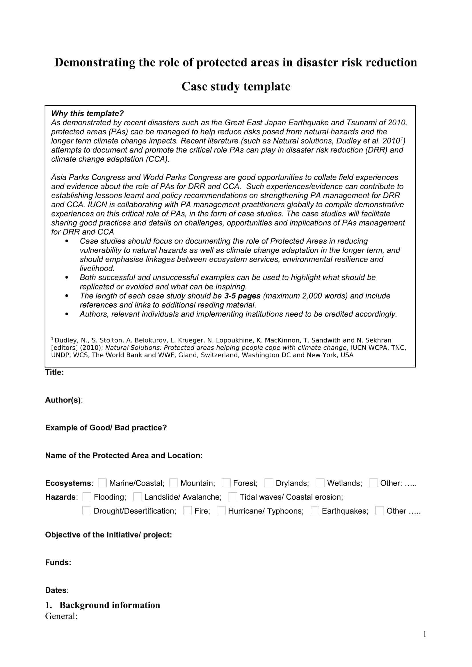 Free Printable Case Study Templates [Word, PDF] Examples