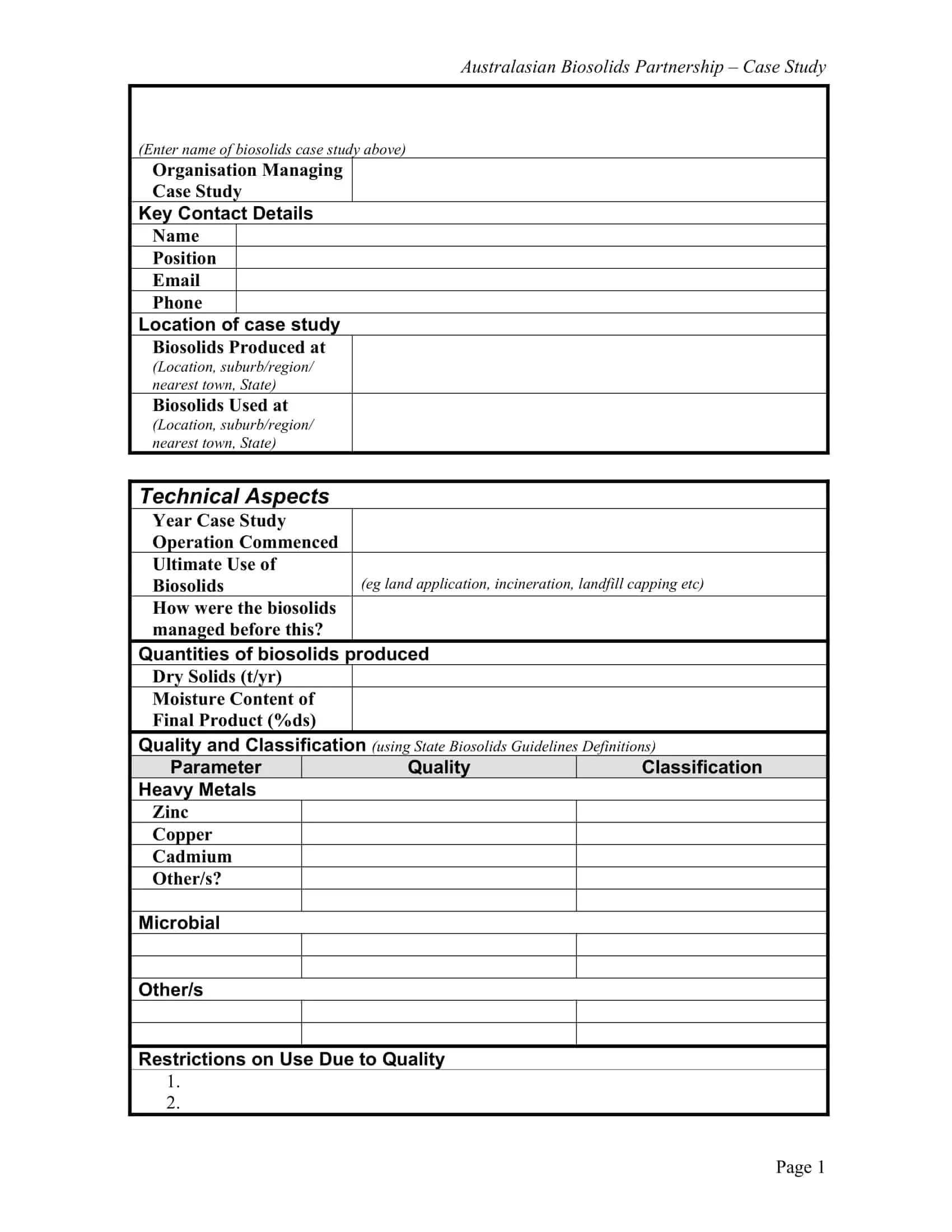 Free Printable Case Study Templates [Word, PDF] Examples
