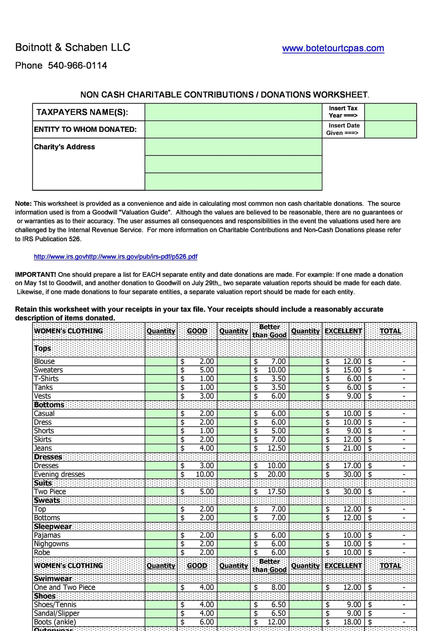 Free Printable Donation Tracker Templates [Excel, PDF, Word]