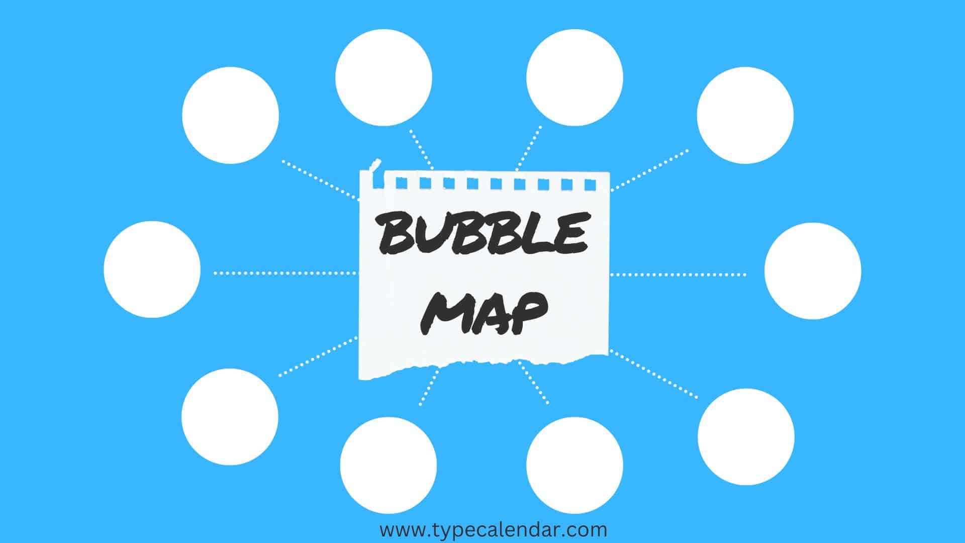 Free Printable Bubble Map Templates [PDF, Word] Editable