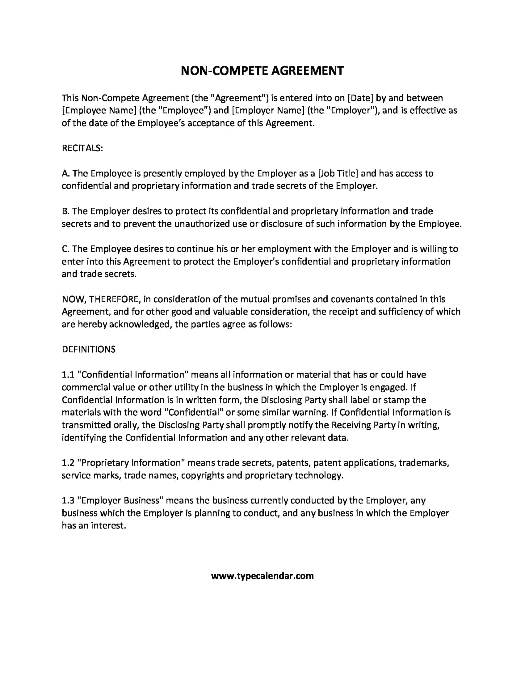 Free Printable Agreement Templates [Word, PDF]