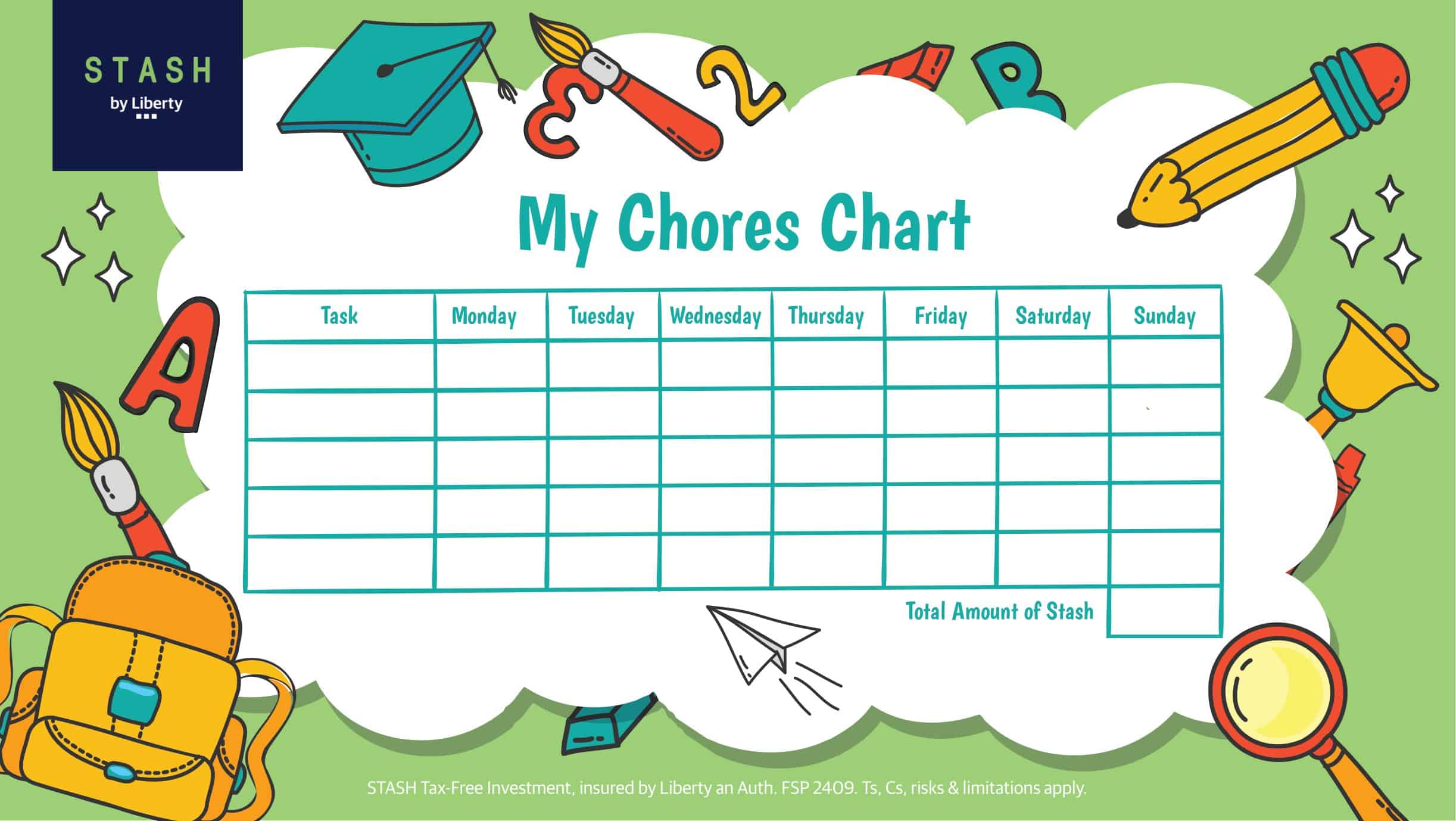 Free Printable Chore Chart Templates [Excel, Word, PDF]