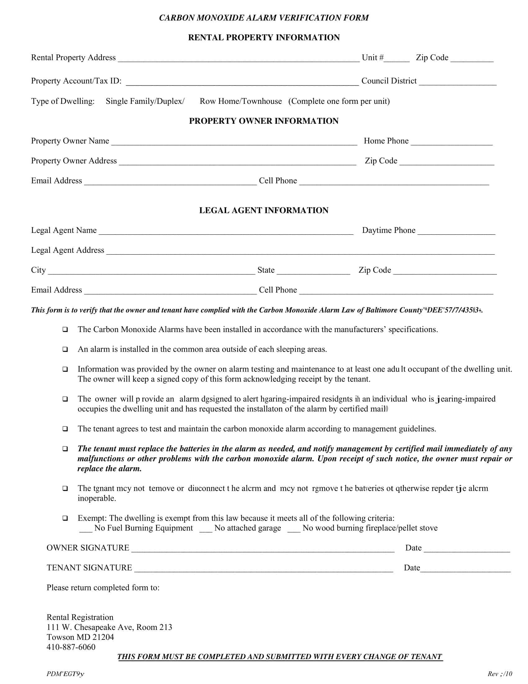 Free Printable Rental Verification Form Templates [Word, PDF] Landlord