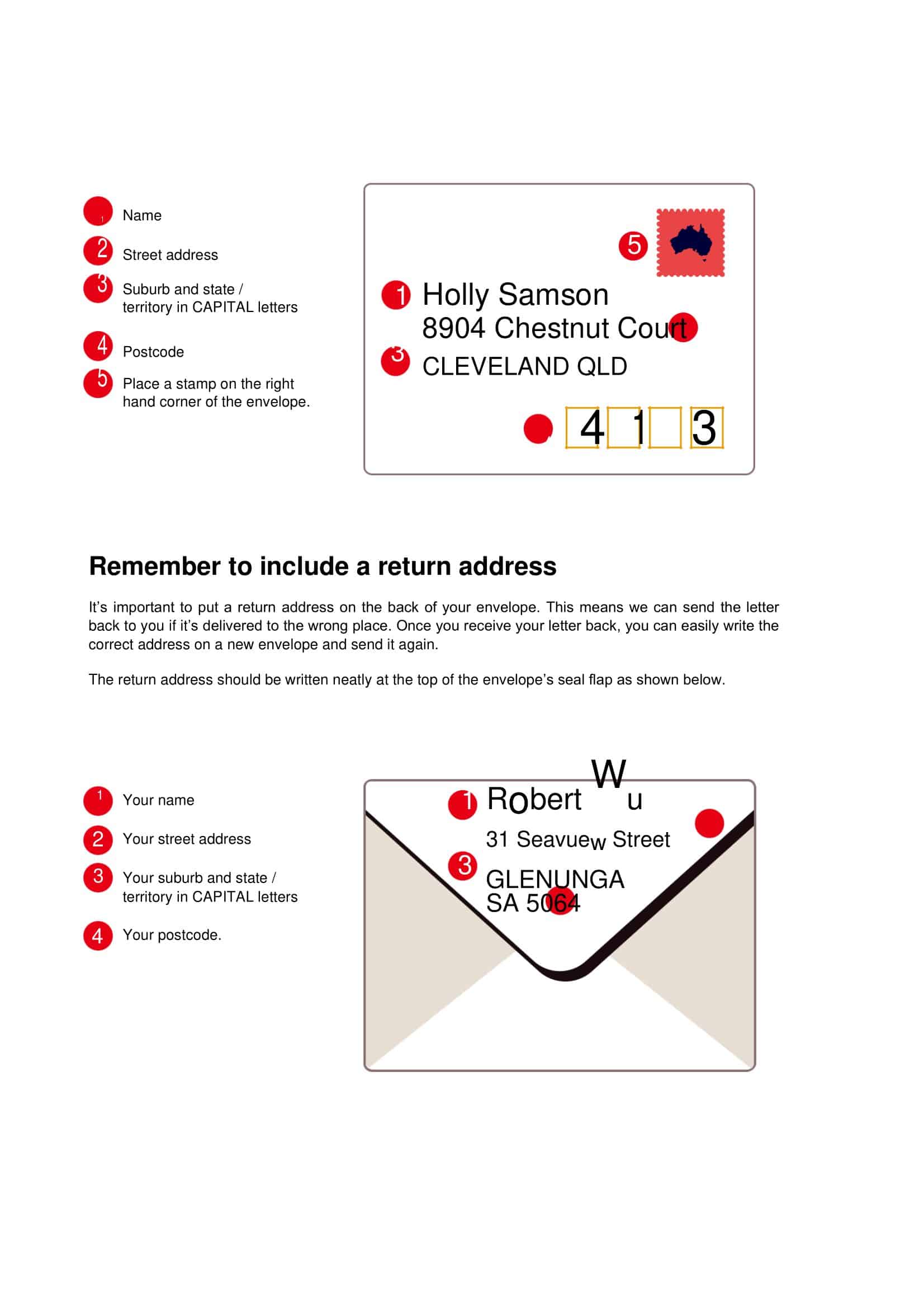 Free Printable Envelope Address Templates [Word, PDF]