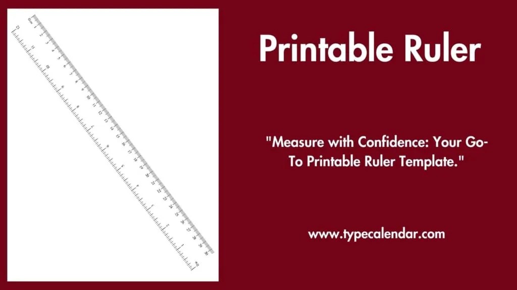 Free Printable Blank Ruler Templates [10 Cm, Inch, Paper] +PDF
