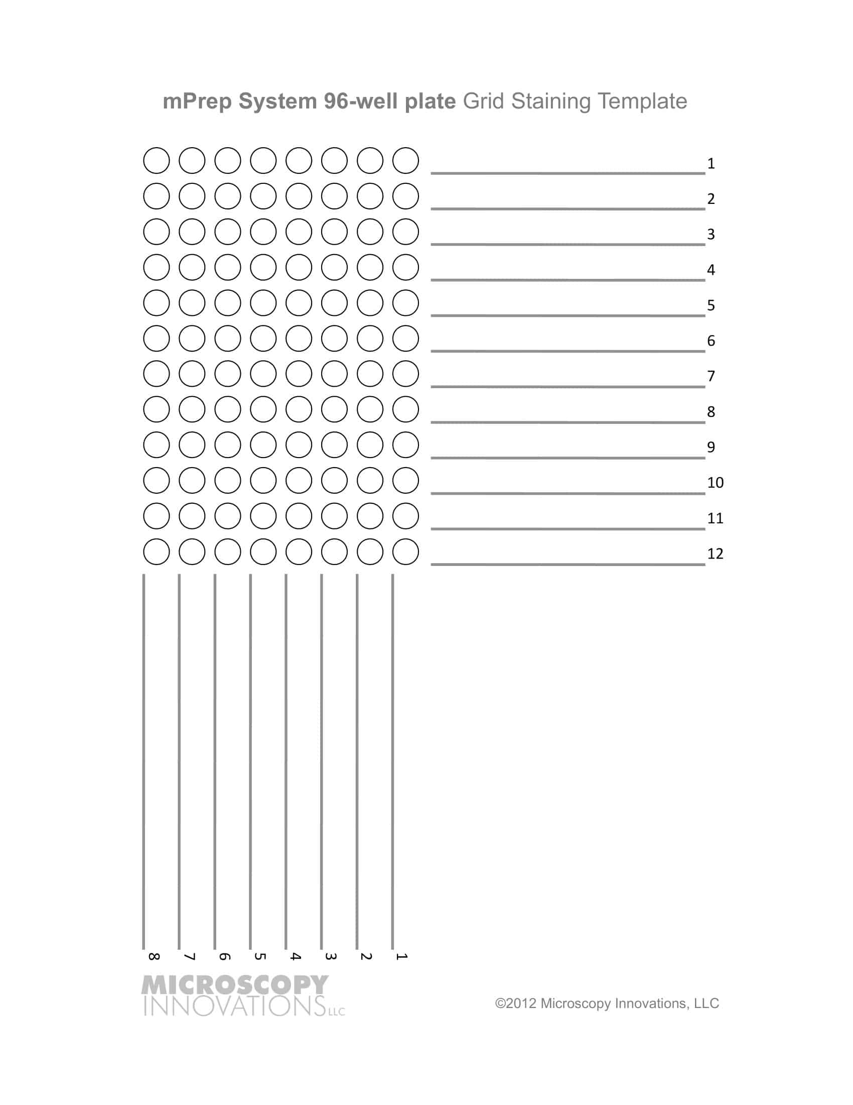 Free Printable 96 Well Plate Templates [Excel PDF, Word] Editable