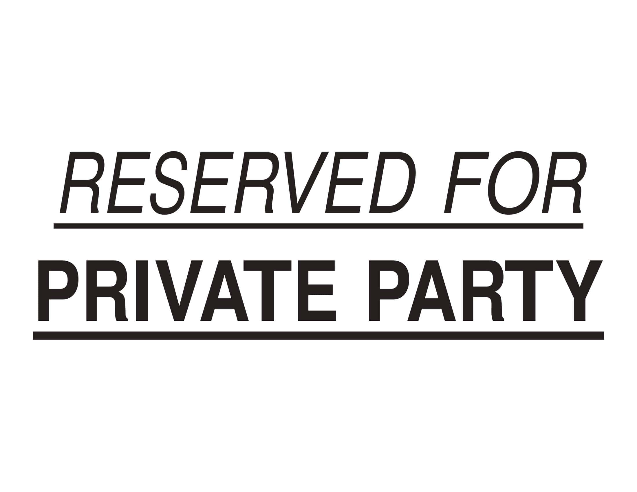 Free Printable Reserved Sign Templates [PDF, Word] Foldable