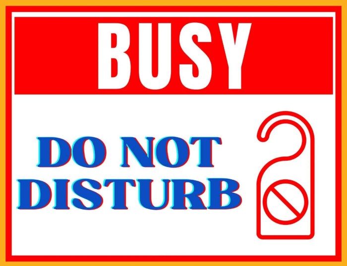 Do Not Disturb Sign for Office Printable Do Not Disturb Sign for Office Printable