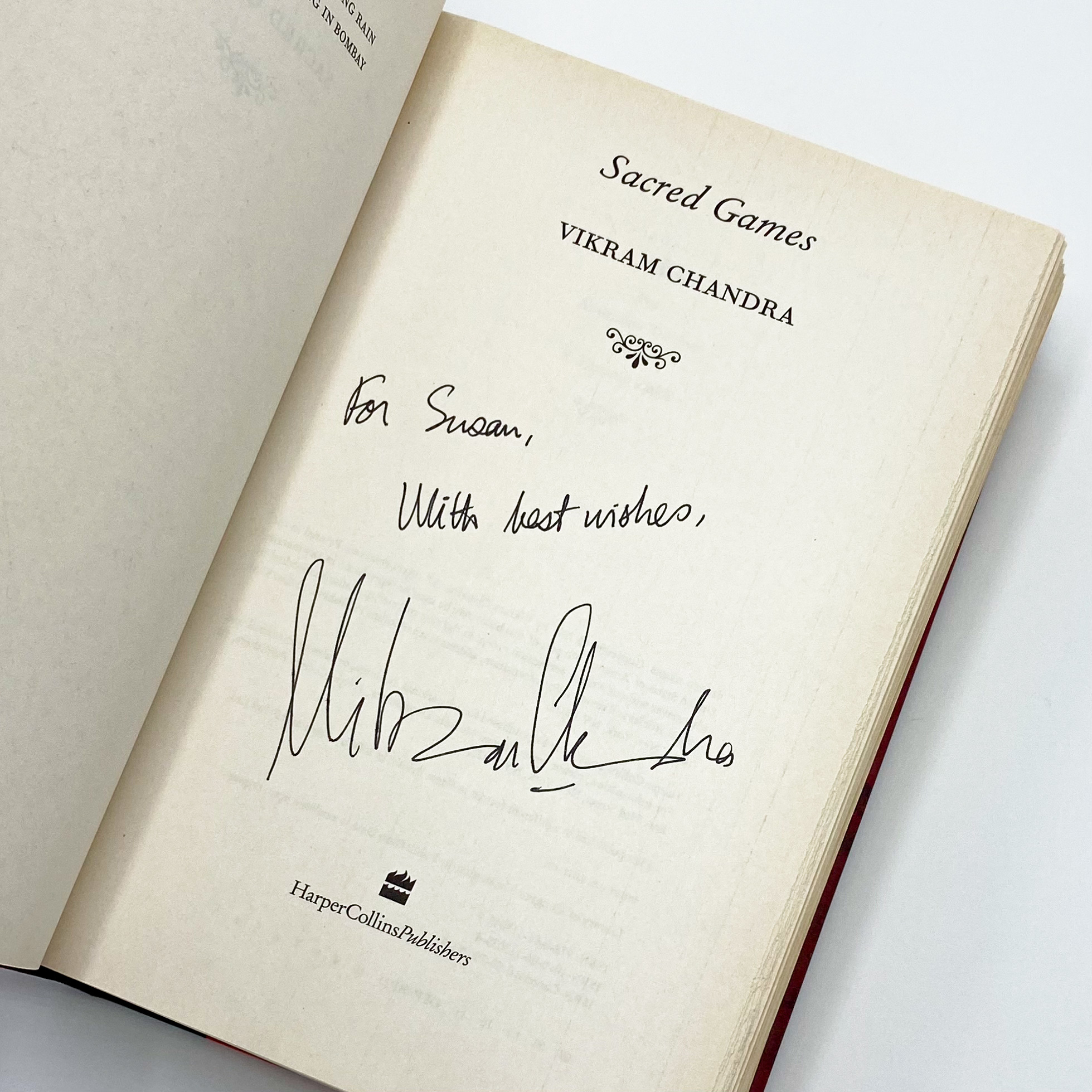 SACRED GAMES A Novel Vikram Chandra