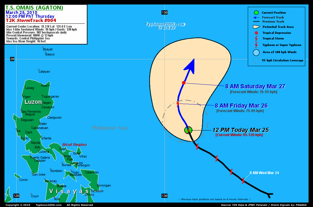 Bushman's Typhoon Blog TS OMAIS (AGATON) Update 010