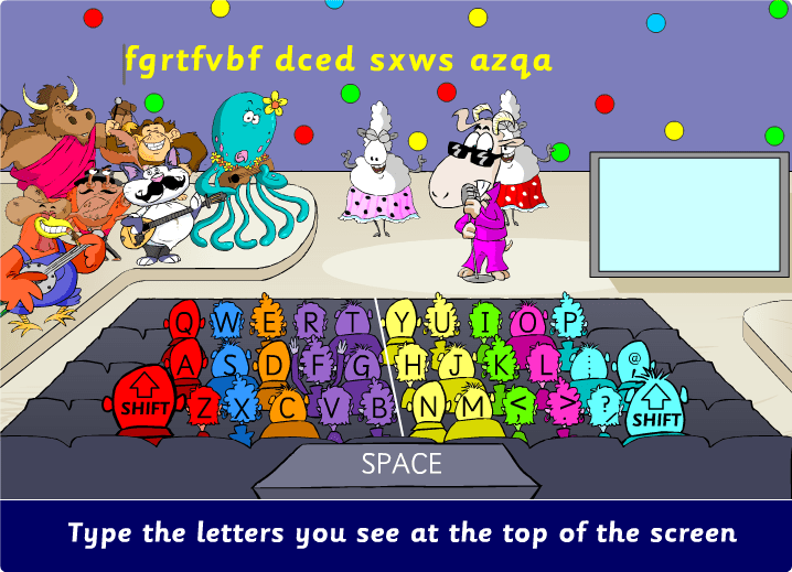 Dance Mat Typing Level 5 TypingTyping