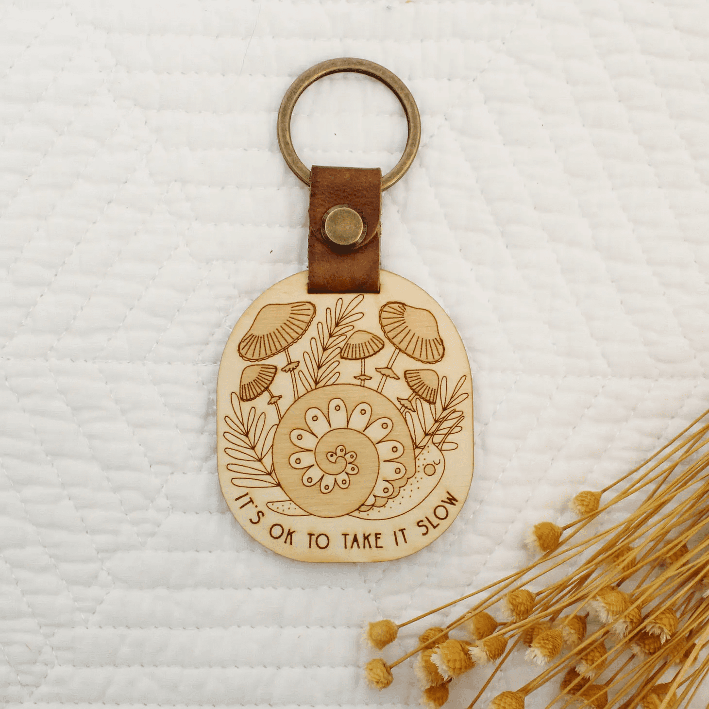 Snail Keychain Typo Market