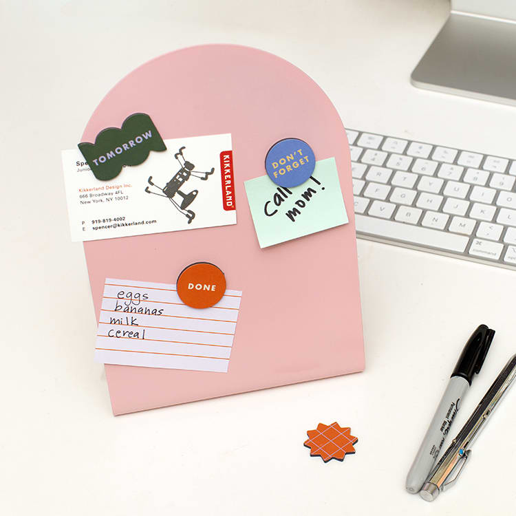 Pink Memo Board Typo Market