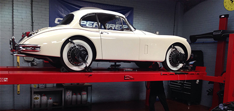 Vintage Car Wheel Alignment