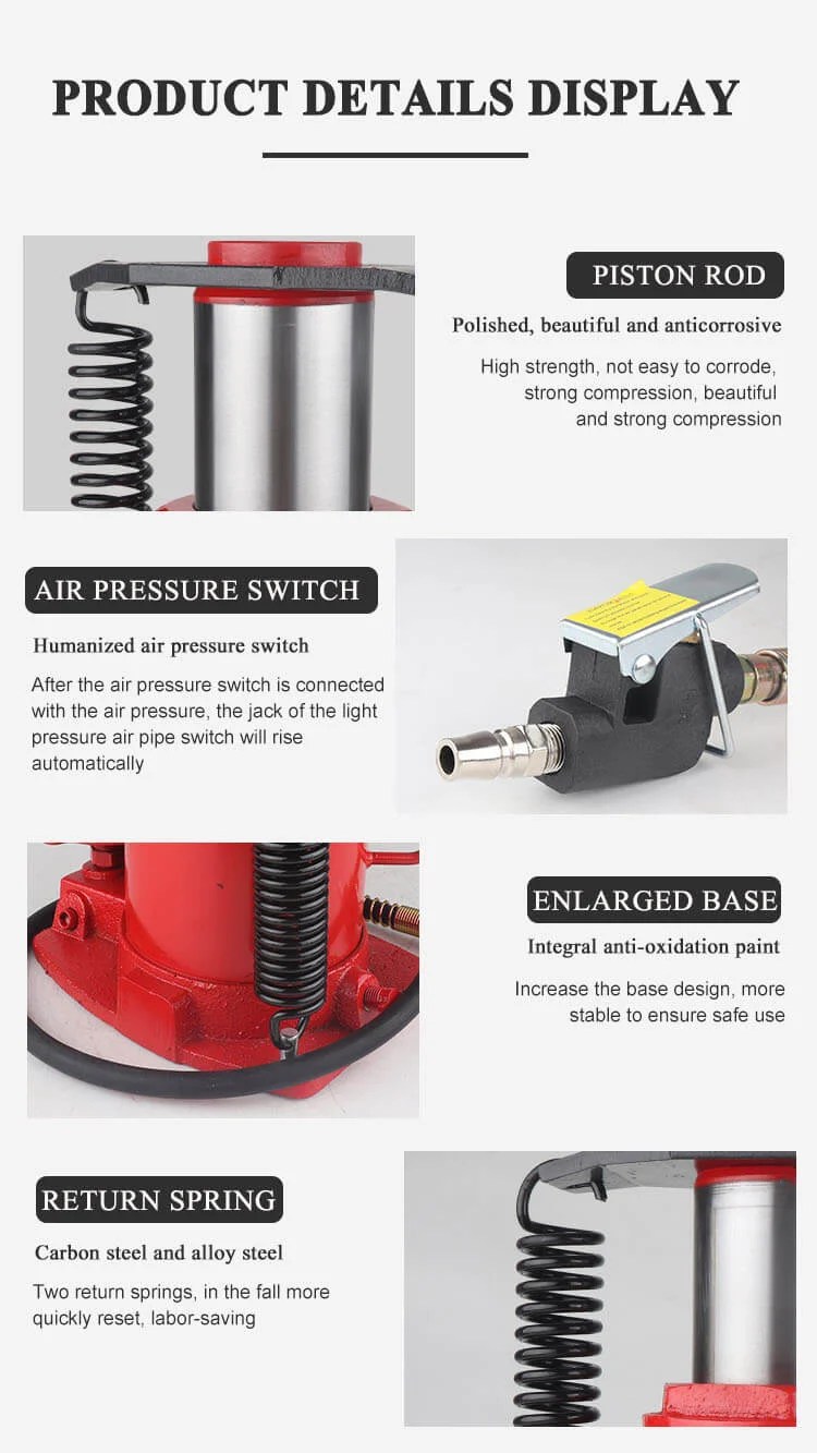Air hydraulic bottle jack Shengshi Weiye