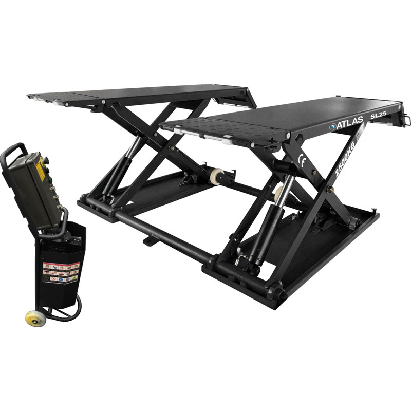 Atlas SL25 Portable Scissor Lift Vehicle Lifts at Tyre Bay Direct