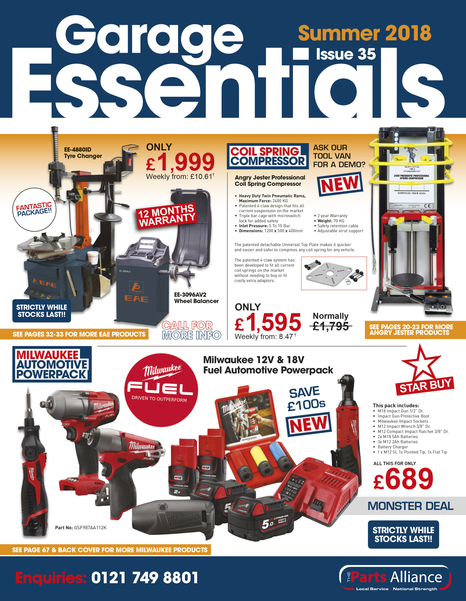 The Parts Alliance’s Garage Essentials summer offers Tyrepress