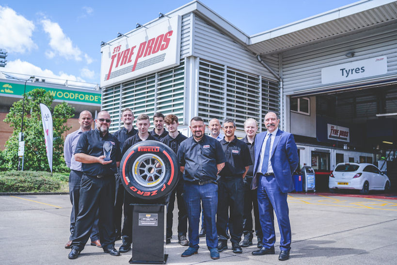 STS Tyre Pros wins Pirelli Performance Centre of the Year Tyrepress