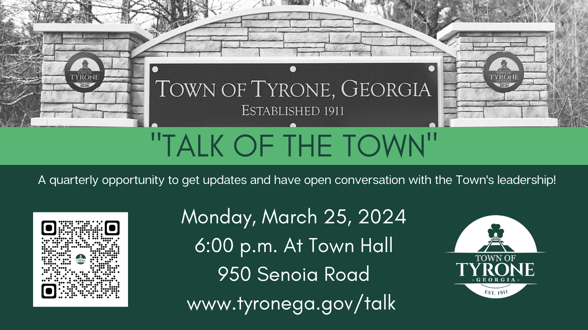 Talk of the Town (Q1 2024) Town of Tyrone, GA