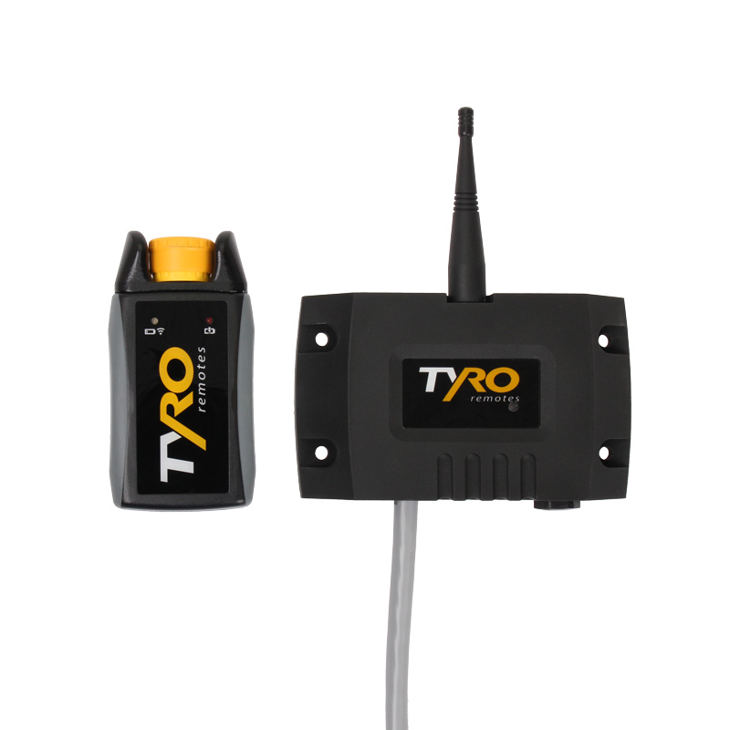 Wireless machine stop button Indus AQ Tyro Remotes