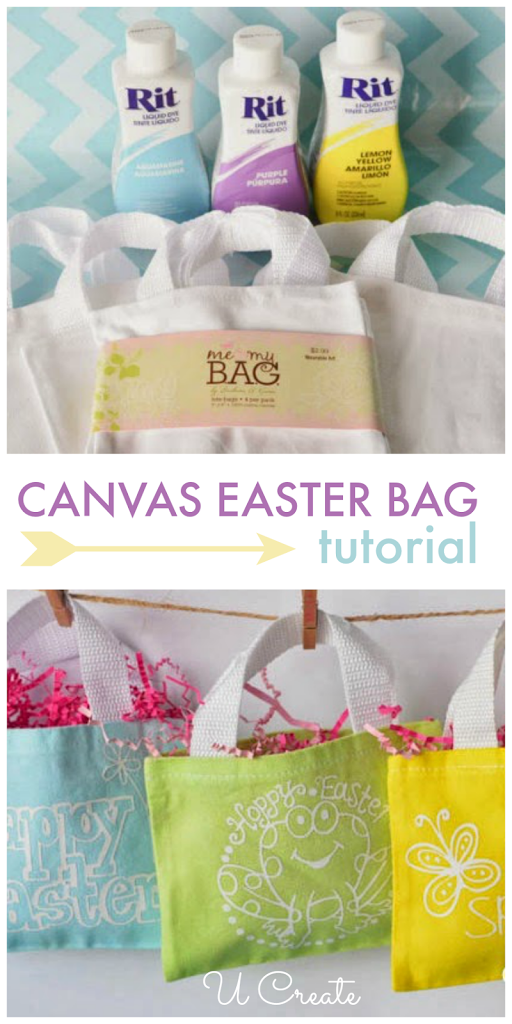 Canvas Easter Gift Bag Tutorial U Create