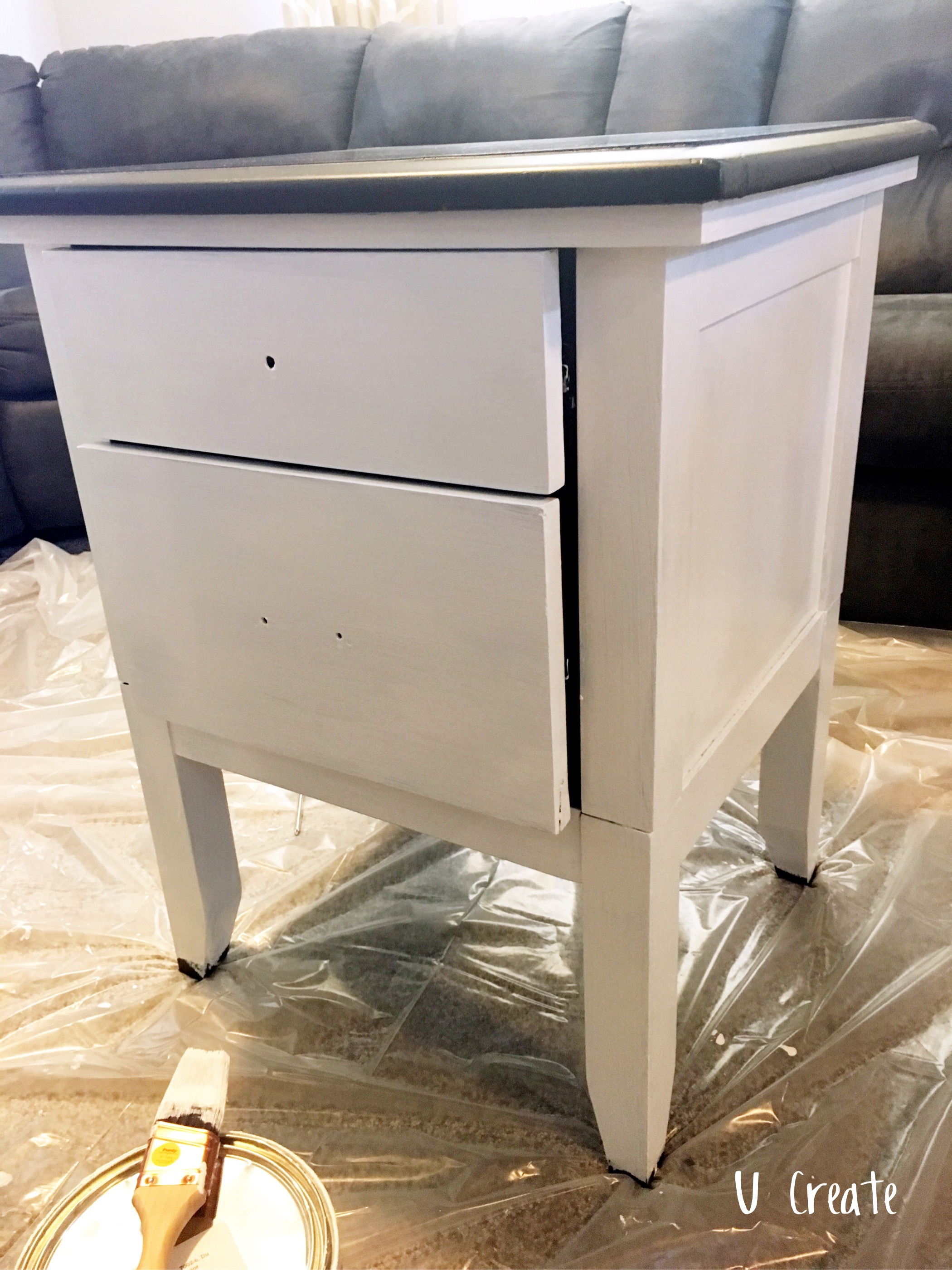End Table Makeover Project U Create