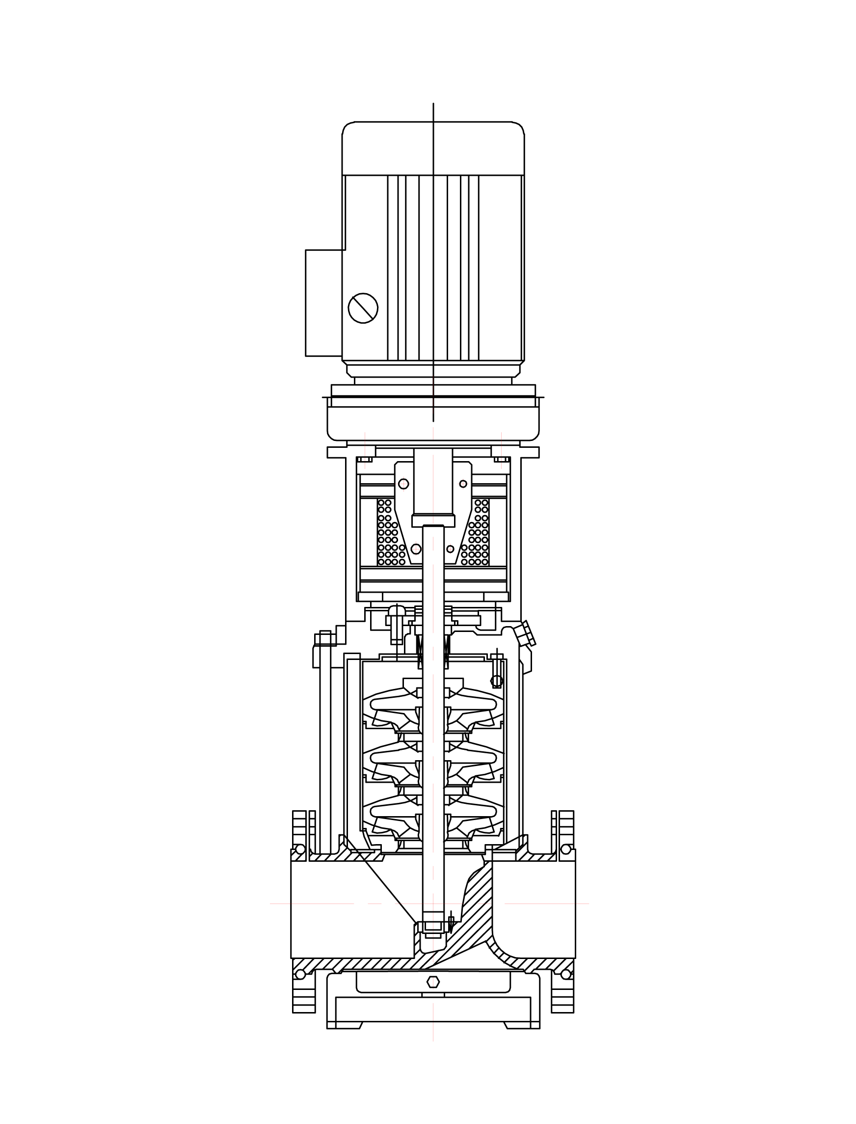 VM vertical stainless steel multistage pump UFLO