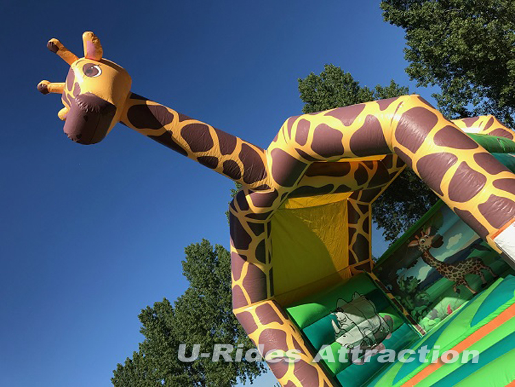 Giraffe Animals Inflatable Bouncer Inflatable Jumping Castles (COB163