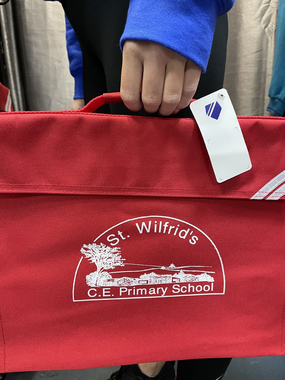 St Wilfrid's Bookbag (RED) Schoolwear Uniform & Leisure Company