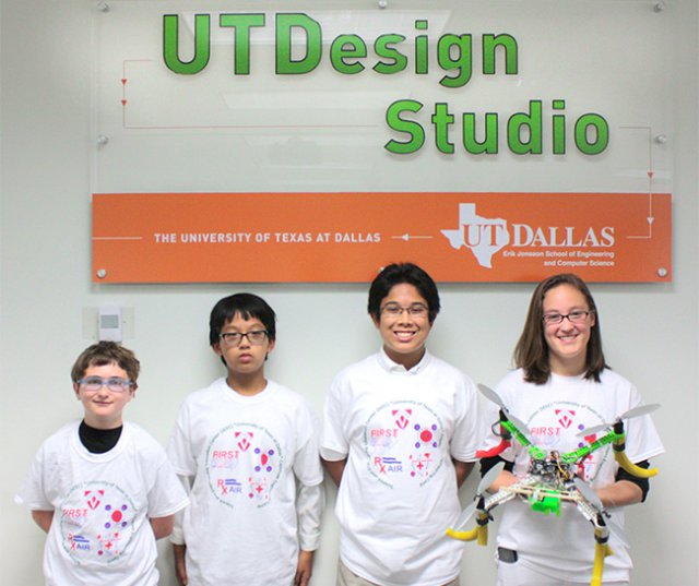 Quad Copter Summer Camp at UT Dallas University UAS VISION