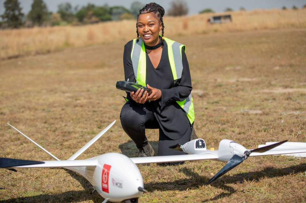 First Generation Drone Pilot Delivering Blood in South
