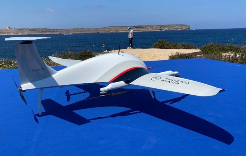 Successful Test Flights for Malta to Gozo Drone Delivery UAS VISION