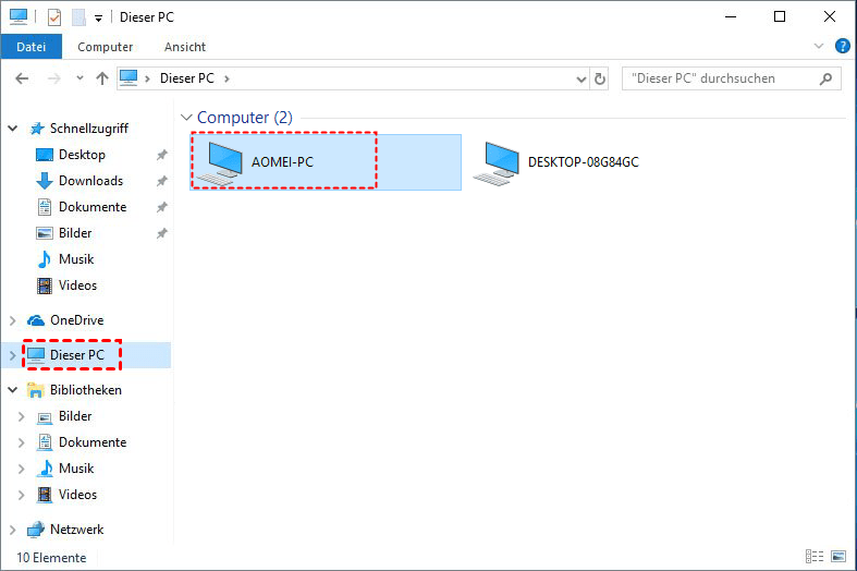 Desktop und Laptop synchronisieren in Windows 10/11 (2 Fälle)