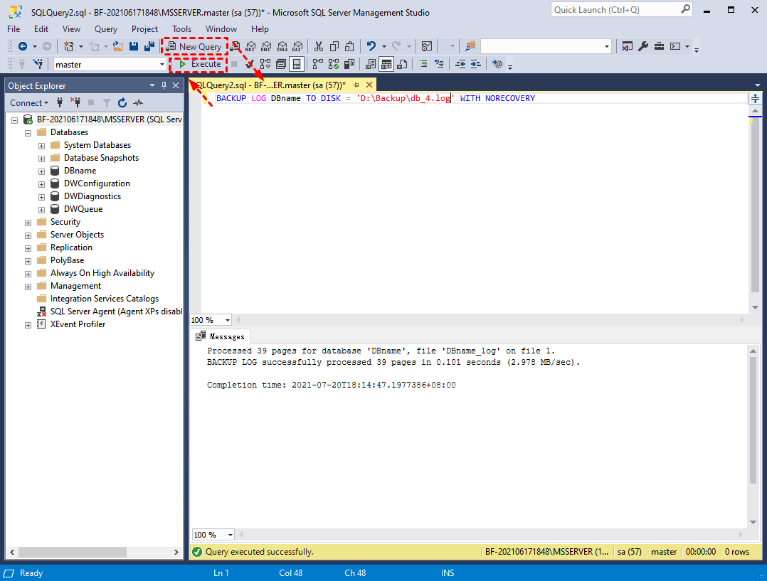 How to Backup Database in SQL Server 2019? (6 Methods)