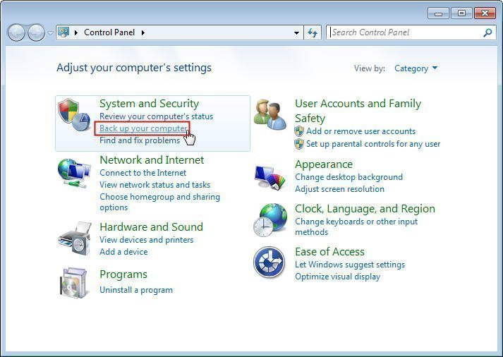 Windows 7 Incremental Backup Only Backup Changed Files