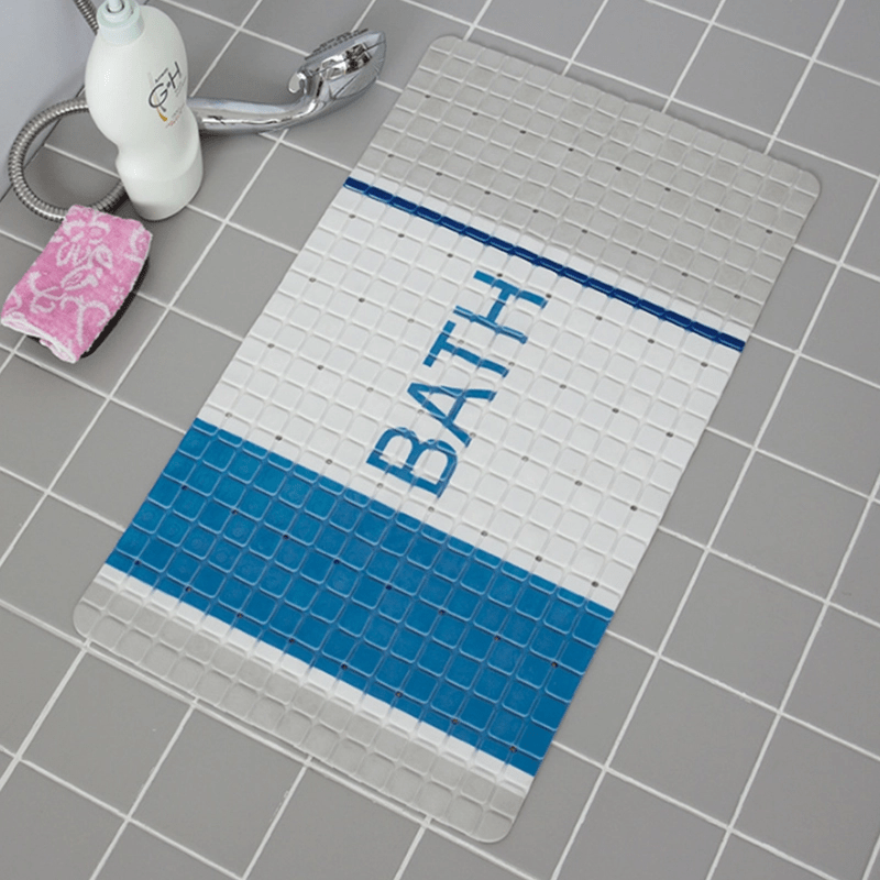 PVC Bath Mat Non Slip Bathtub Mats with Suction Cups for Shower