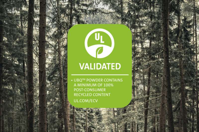 UBQ Materials Earns UL 2809 Recycled Content Validation for UBQ™ UBQ