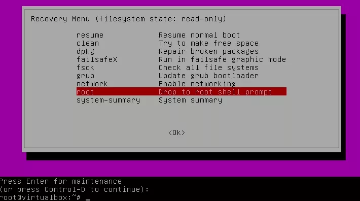 How to reset ubuntu password 3