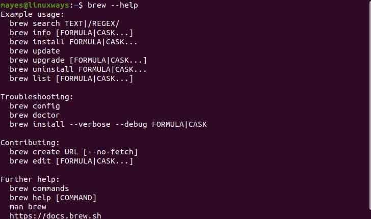 Install And Use Linuxbrew In Linux Os 2 Install and use linuxbrew in linux os 2